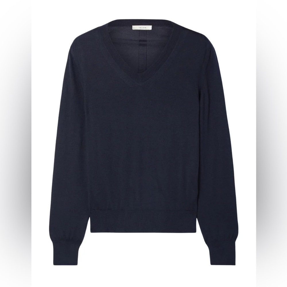 The Row Stockwell Cashmere V-neck Sweater